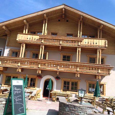 Hotel Alpengasthof Almrose im Heutal Unken Exterior foto