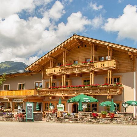 Hotel Alpengasthof Almrose im Heutal Unken Exterior foto