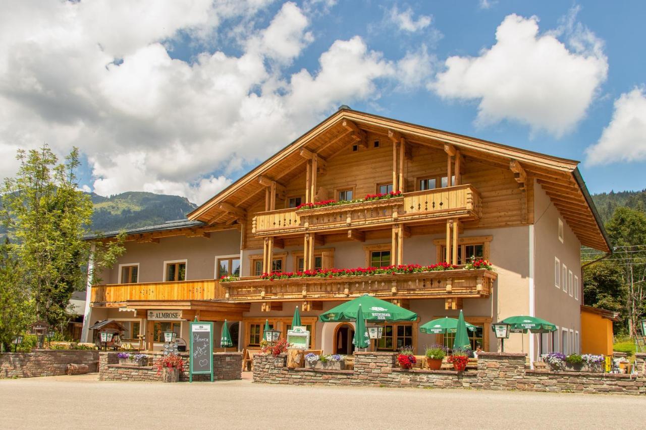 Hotel Alpengasthof Almrose im Heutal Unken Exterior foto